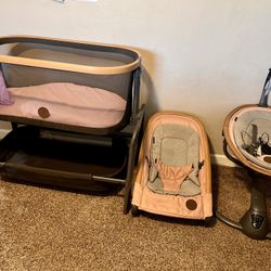 Maxi Cosi Infant Bundle (Bassinet, Rocker, and Swing)