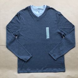Dark Grey Men's Long Sleeve Shirt - Large