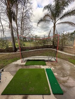 Golf nets and mats