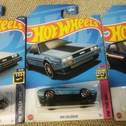 HOTWHEELS 80's Rule! DELOREAN Toy Vehicles 
