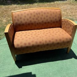 Retro Art Deco Scandinavian Couch Chair