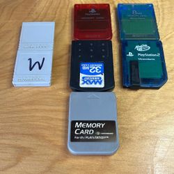 Memory Cards - GameCube, PlayStation 1 And PlayStation 2