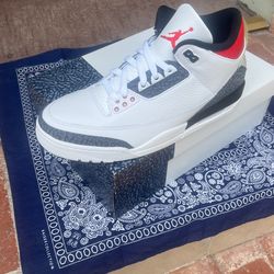 Air Jordan Three Retro Special Edition Denim Size 10