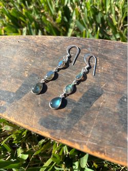 Labradorite Earrings