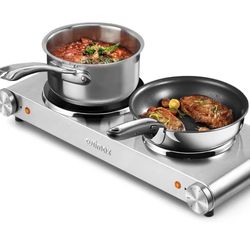 CUSIMAX Electric Hot Plate Double Burner