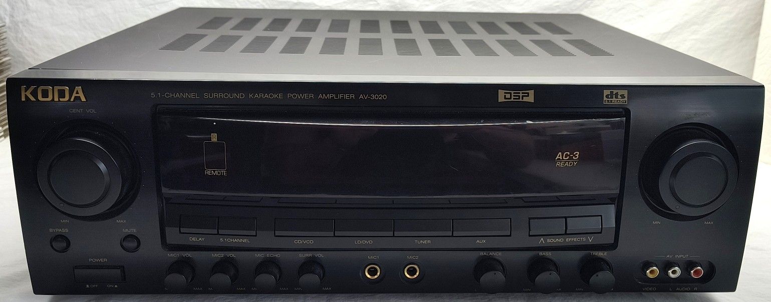 KODA AV-3020 5.1 Channel Surround Karaoke Receiver