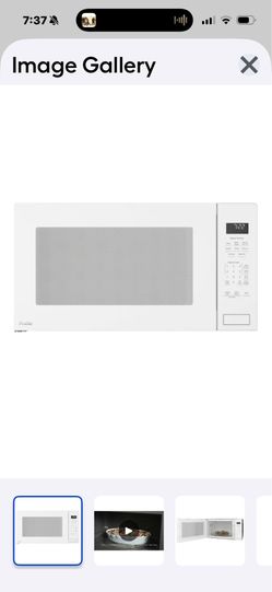 GE Profile 2.2-cu ft 1100-Watt24.1-in Build in Microwave (White)