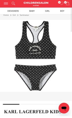 Toddler girl KARL LAGERFELD swimsuit 3T