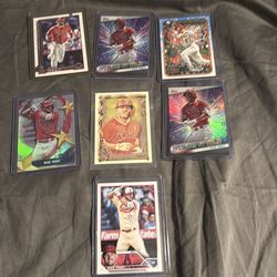 Mike trout lot of 7