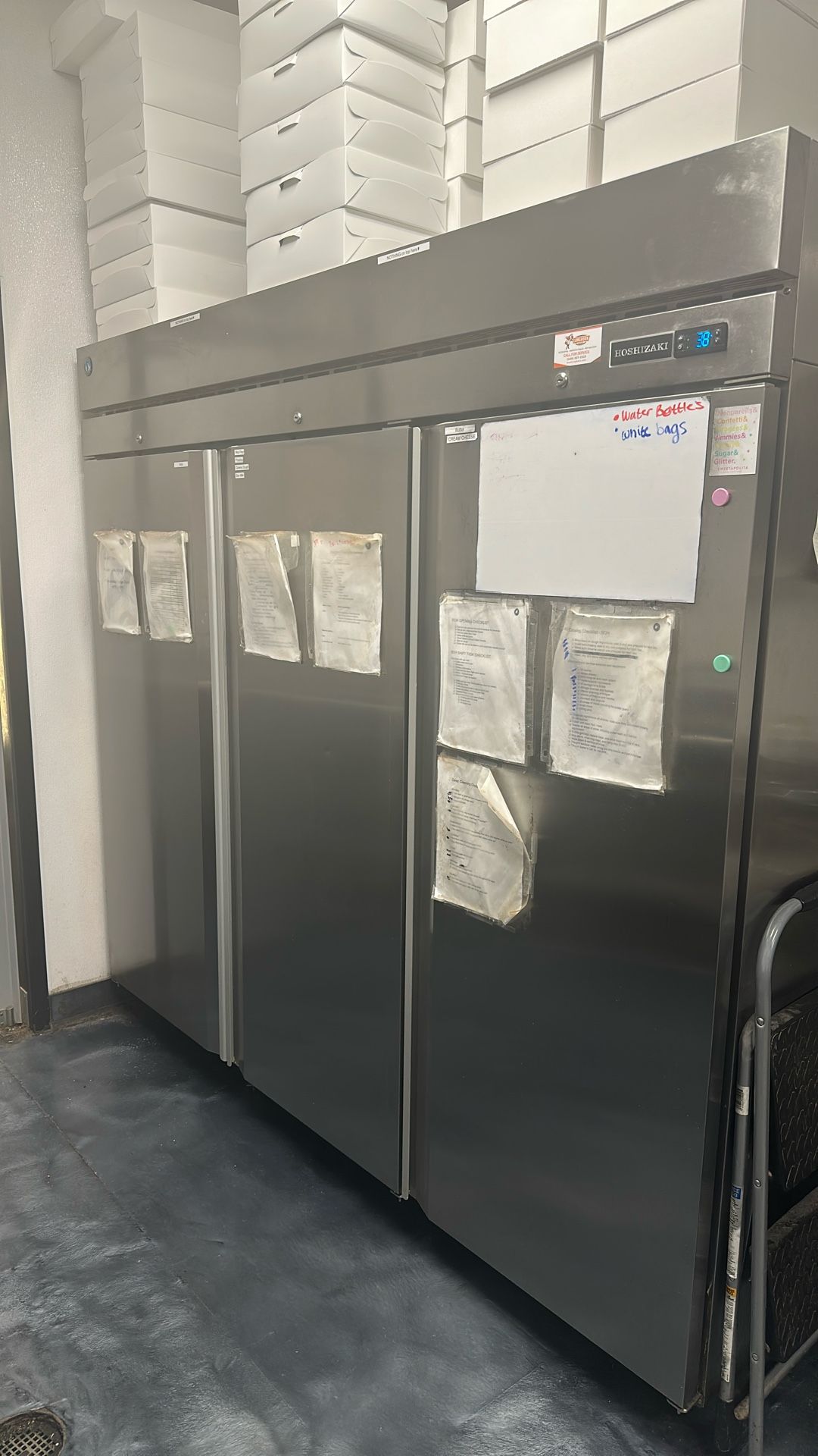 REACH-IN REFRIGERATOR Hoshizaki Model No. R3A-FS 3 Doors