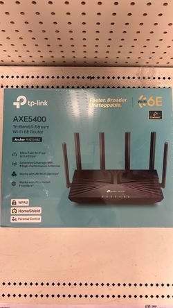 New Tp link AXE5400 WiFi 6e router