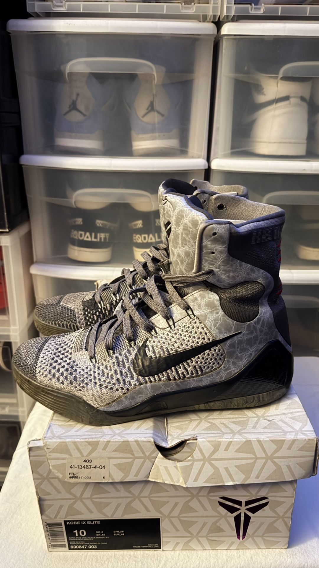 NIKE KOBE 9 ELITE (DETAILS) SZ 10 USED $200