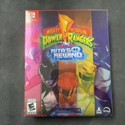 Mighty Morphin Power Rangers: Rita's Rewind Deluxe Edition (Nintendo Switch) NEW