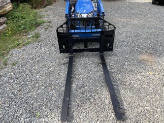 Skidsteer Forks Quick Attach
