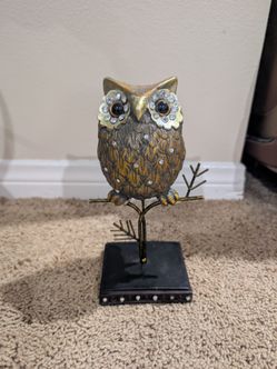 Boho Owl Figurine