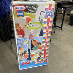 Little Tikes Adjust 'n Jam Pro Basketball Set