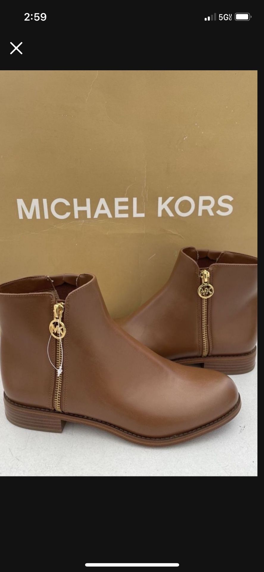 Michael Kors heel ankle boots- Women's - Black/Brown size 8 serious inquiries only Pick up location in the city of picó Rivera