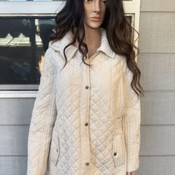 Women’s JONES NEW York Quilted Water Resistant Jacket Size PXL