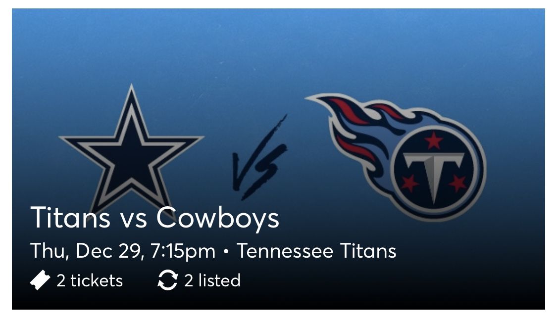 Titans vs Cowboys
