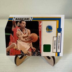 2010-11 Donruss - Magicians Stephen Curry #6 Emerald Die-Cut Golden State