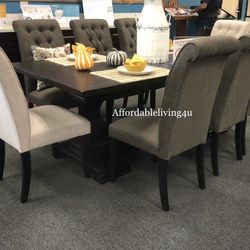 9 Pc Dining Table Set Brand New In Box 