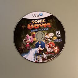 Sonic Boom: Rise of Lyric (Nintendo Wii U, 2014) Disc Only