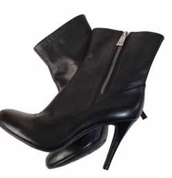 COACH “Bethie” Leather Cuff Bootie Rare