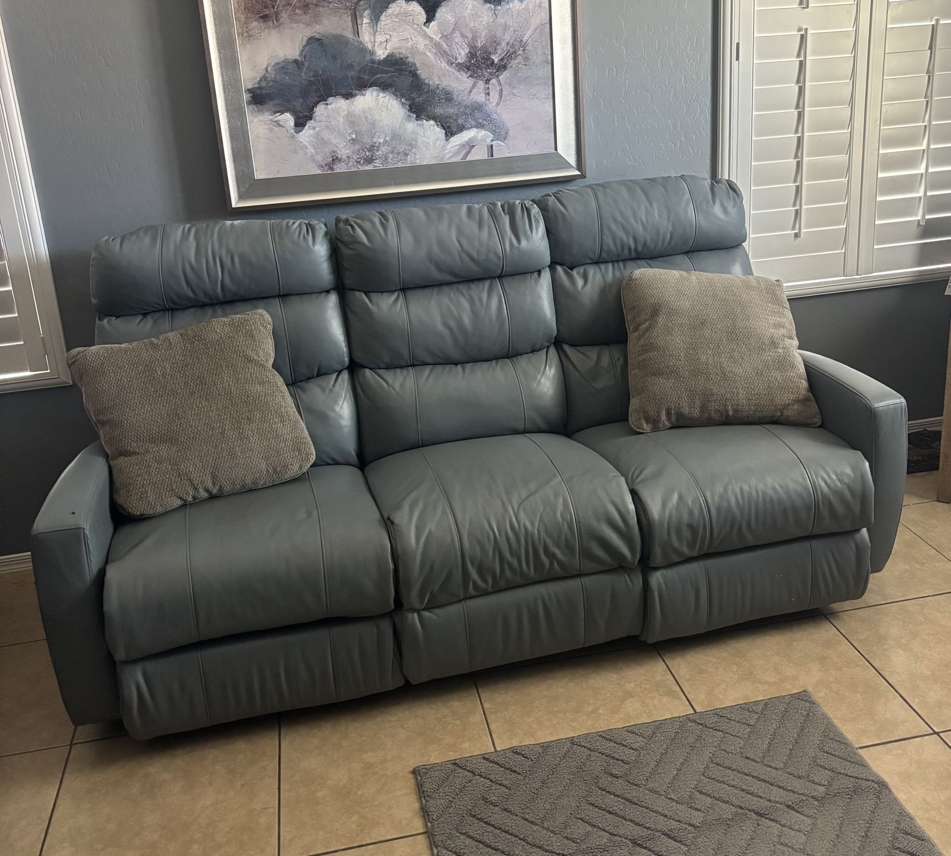Beautiful Leather Couch
