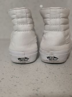 Girls/Boys White High Top Vans