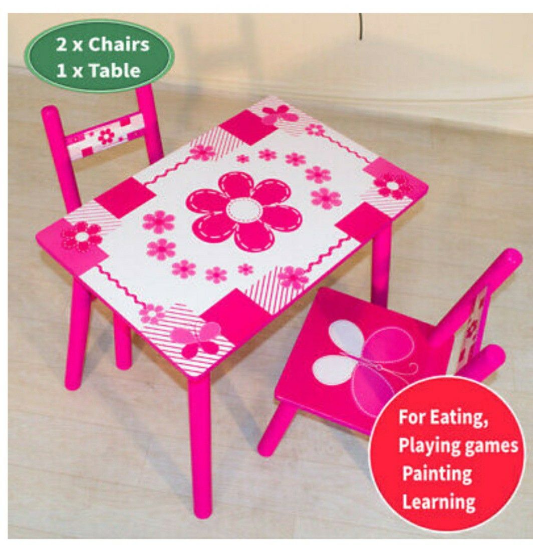 NEW! Kids table and 2 chairs.