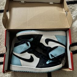 Jordan 1 unc patent blue chill- Authentic