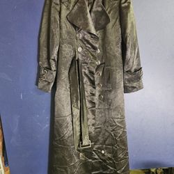 SHEFOUN Black Trench Coat - Size 40