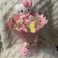 Hello kitty flower bouquet