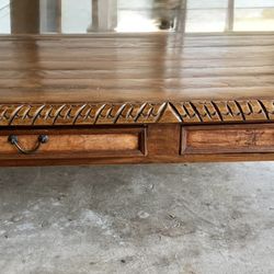 Large Vintage Spanish Coffee Table