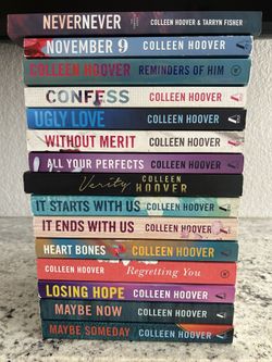 Colleen Hoover Paperback Books Fiction