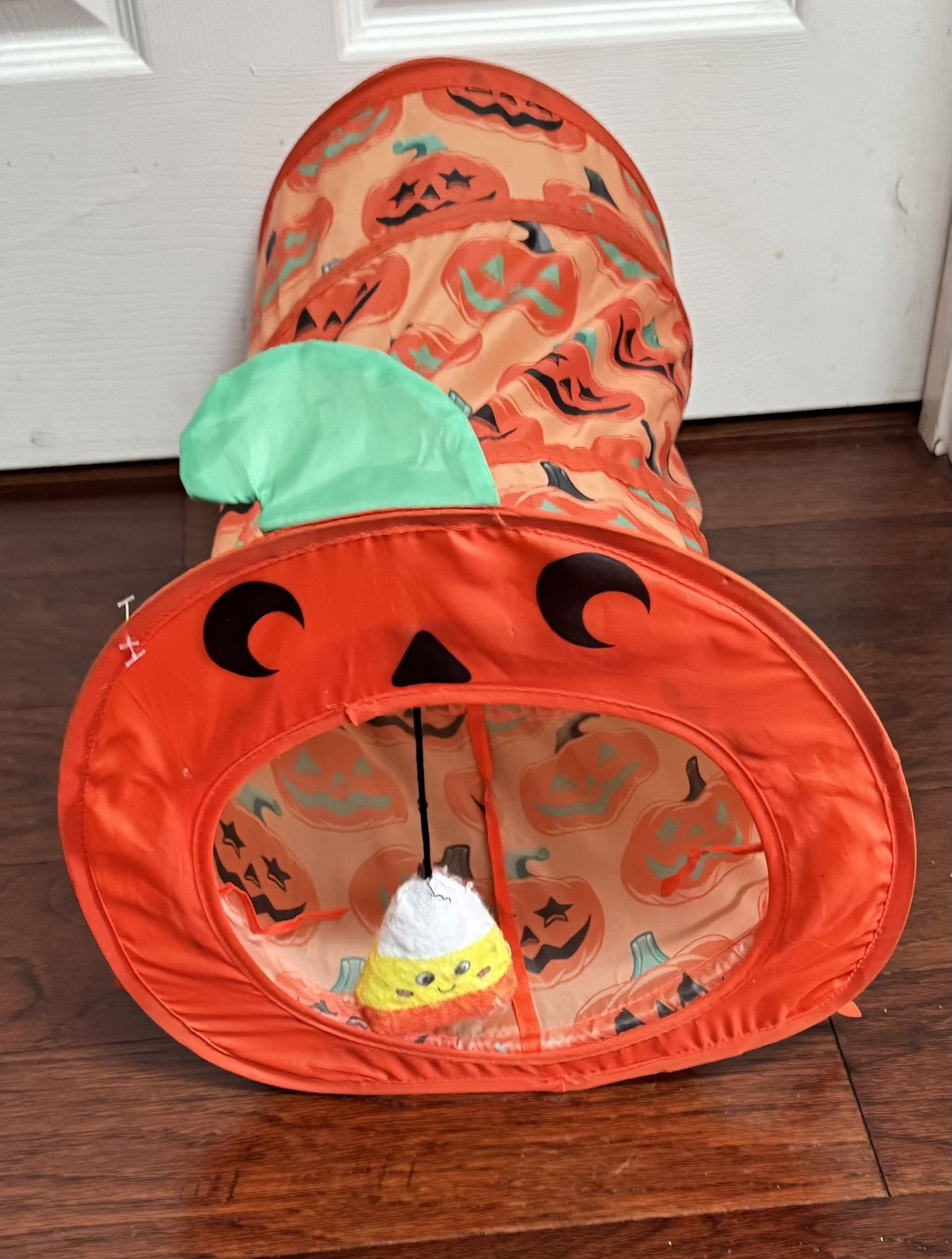 Cat Play Tunnel with Hanging Toy just $3