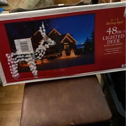 Lighted Outdoor Deer