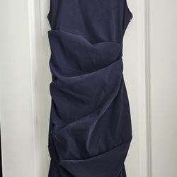 Preen Designer "Power Dress" Dark Purple Perfect Condition