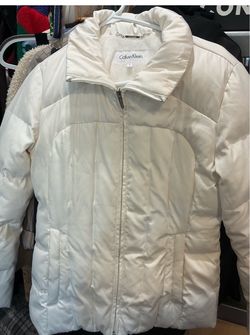 Calvin Klein White Puffer Jacket