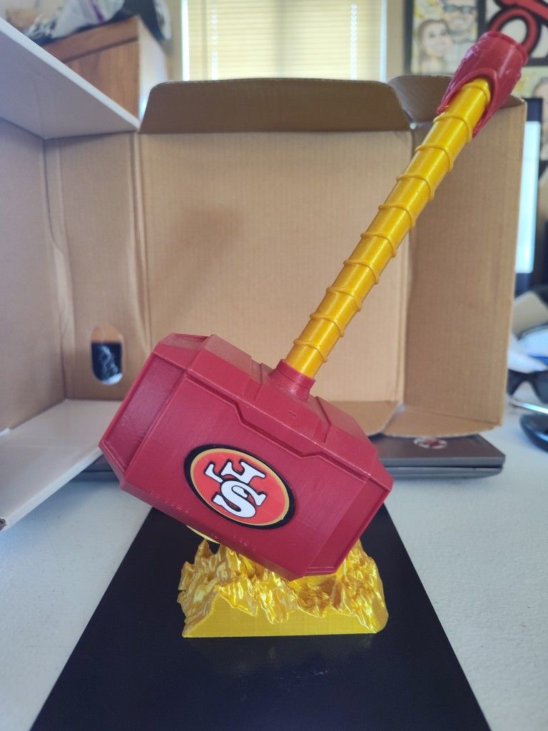 Mini Sports Hammer With Stand. $20