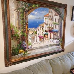 Beautiful large hand paint.