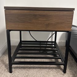Hardwood Nightstand 