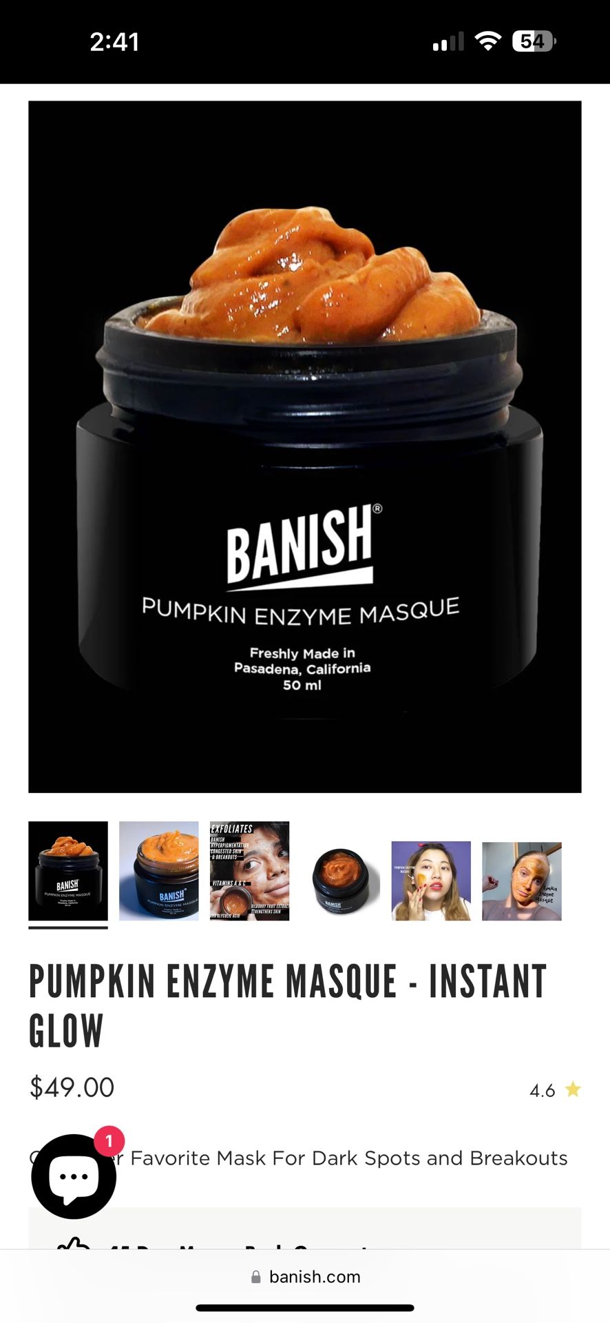 Banish Skincare Line