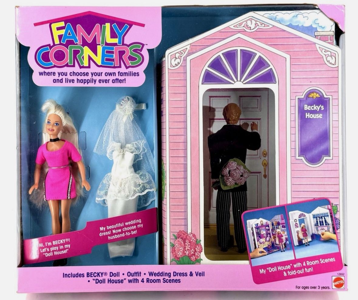 Unopened 1994 Mattel Family Corners Dolls