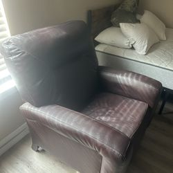 New Leather Reclining Chair