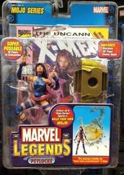 Marvel Legends Toy Biz Psylocke 6 Inch Action Figure (MOJO BAF SERIES)
