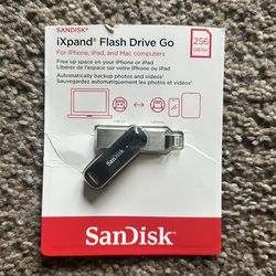 Sandisk Flash Drive (256gb) for Pc and IPhone