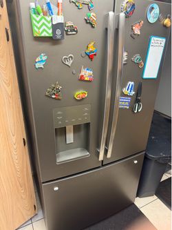 Stainless steel fridge