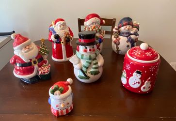 Christmas cookie jars