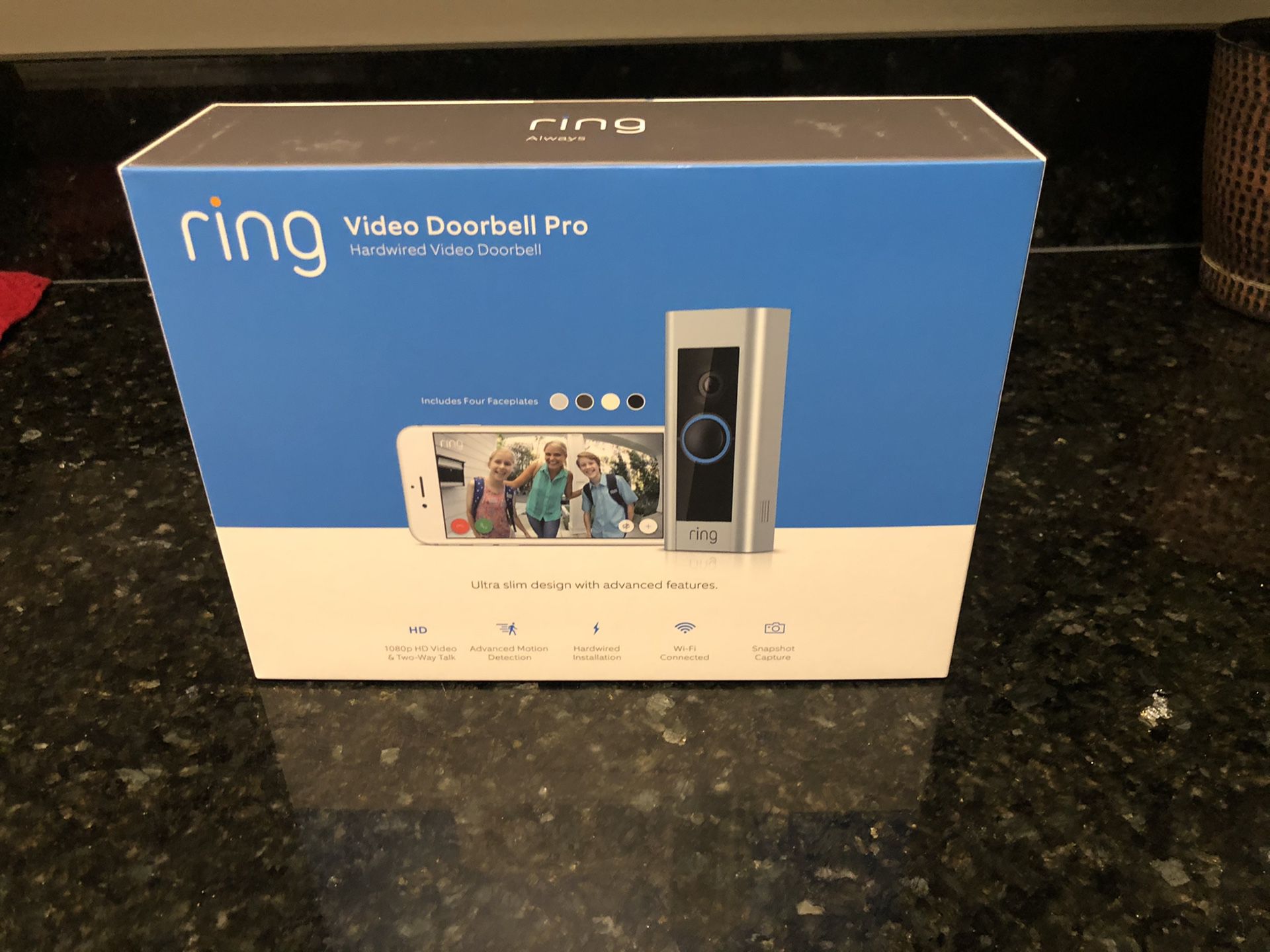 Ring Video Doorbell Pro, with HD Video, Motion Activated Alerts